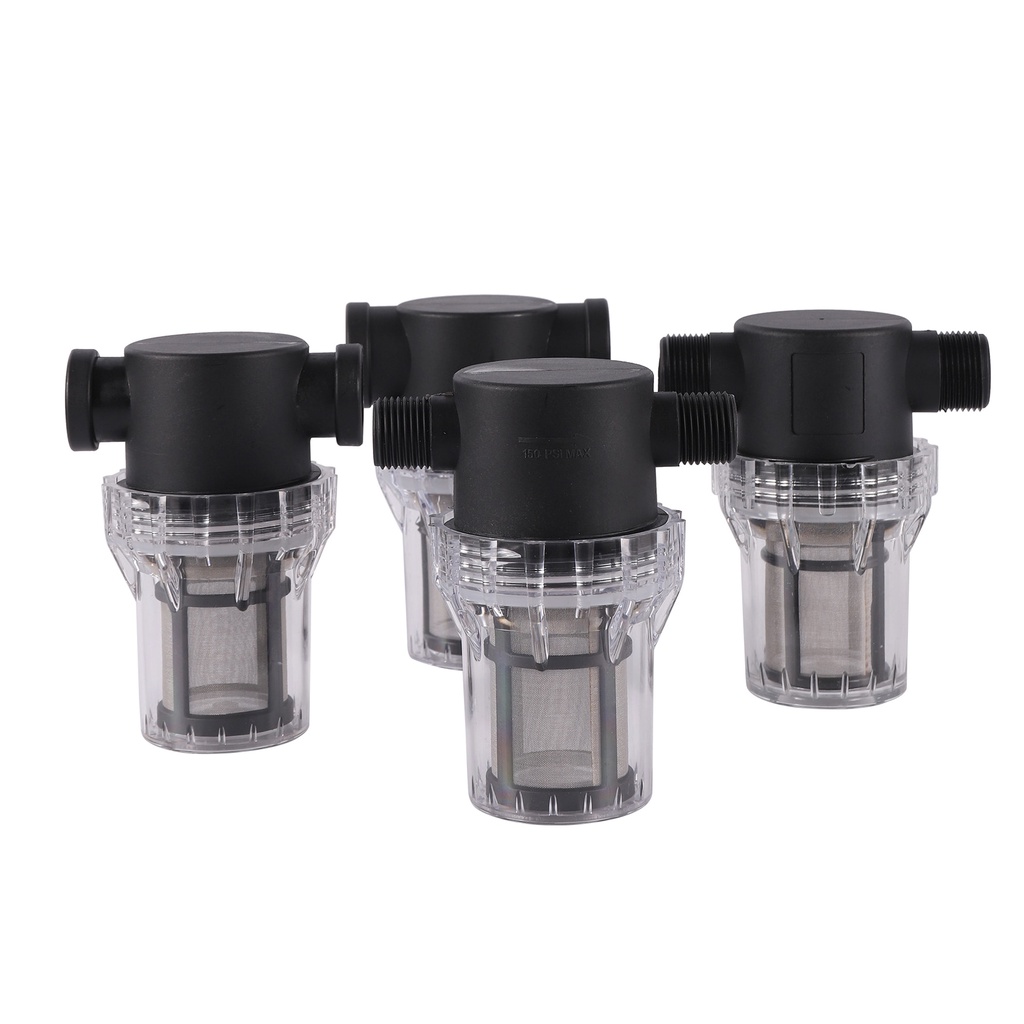 Garden Irrigation 80 Mesh Stainless Steel Mesh Pre-Filter 1/2'' 3/4 ...