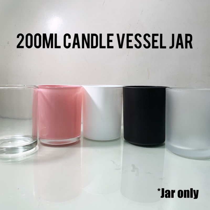 200ml Candle Vessel Candle Jar Glass Jar | Shopee Philippines