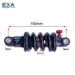 KS EXA Form 291R Bike Rear shock absorber Adjustable Suspension Spring ...