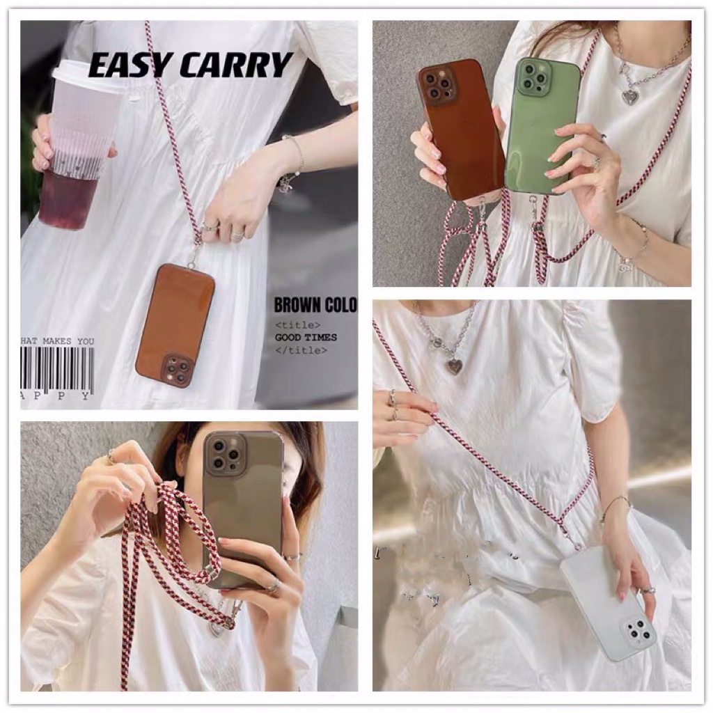 Universal Crossbody adjustable Patch Phone Lanyards Rope Mobile Phone ...