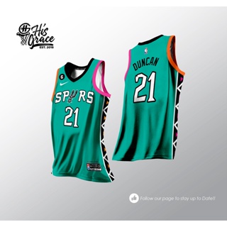 San Antonio Spurs Nike City Edition Swingman Jersey 22 - Green - Keldon  Johnson - Unisex