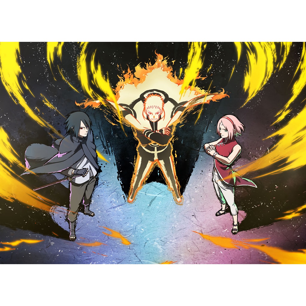NARUTO ANIME HD WALLPAPER POSTER 21cm x (3pcs minimum order
