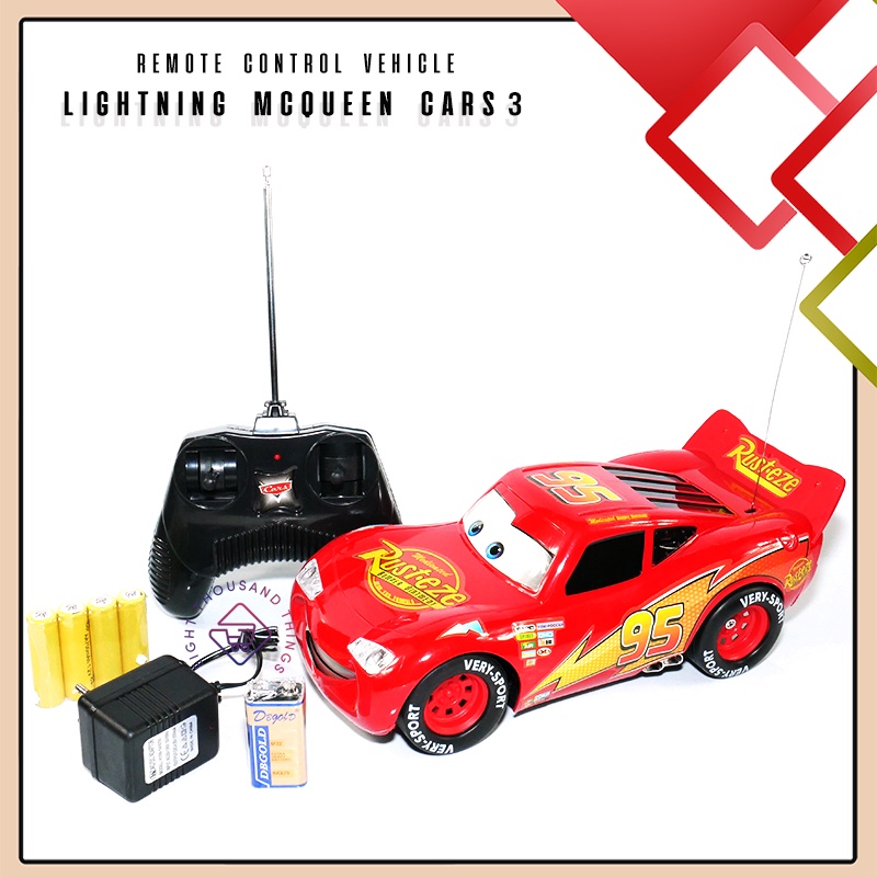 Lightning McQueen Remote Control Vehicle Cars 3 Shopee Philippines