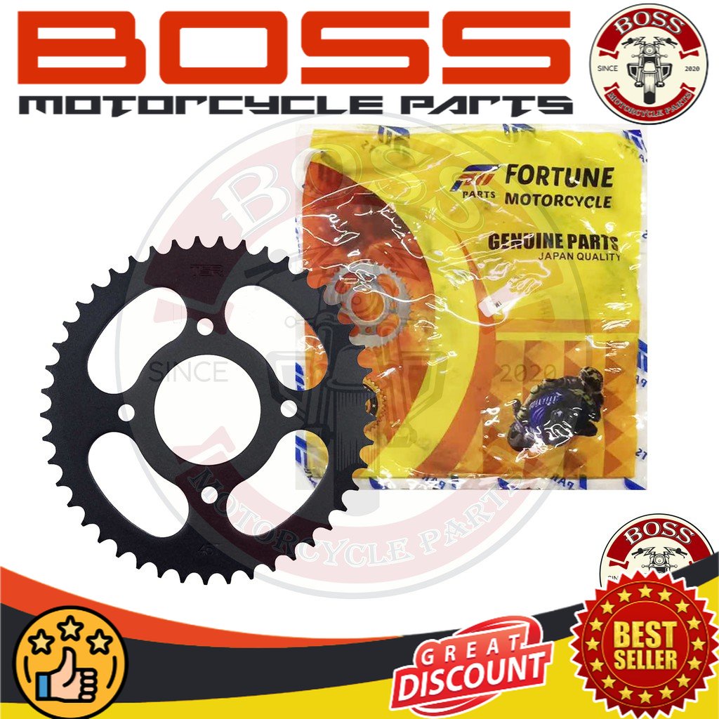 Motorcycle REAR SPROCKET XRM/WAVE/C100/DREAM/CT100/BARAKO/TMX (RSBK