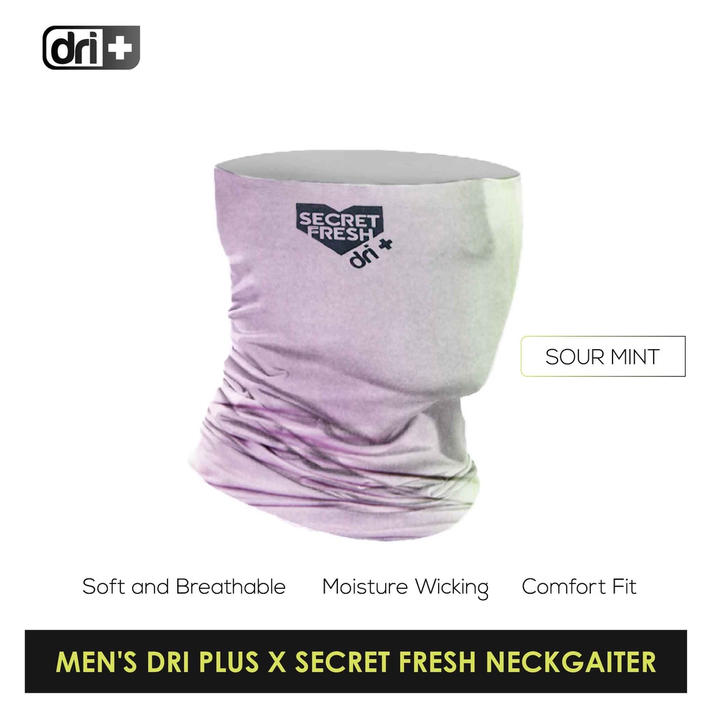 Dri Plus Men's Multifunctional Moisture Wicking Neck Gaiter X Secret