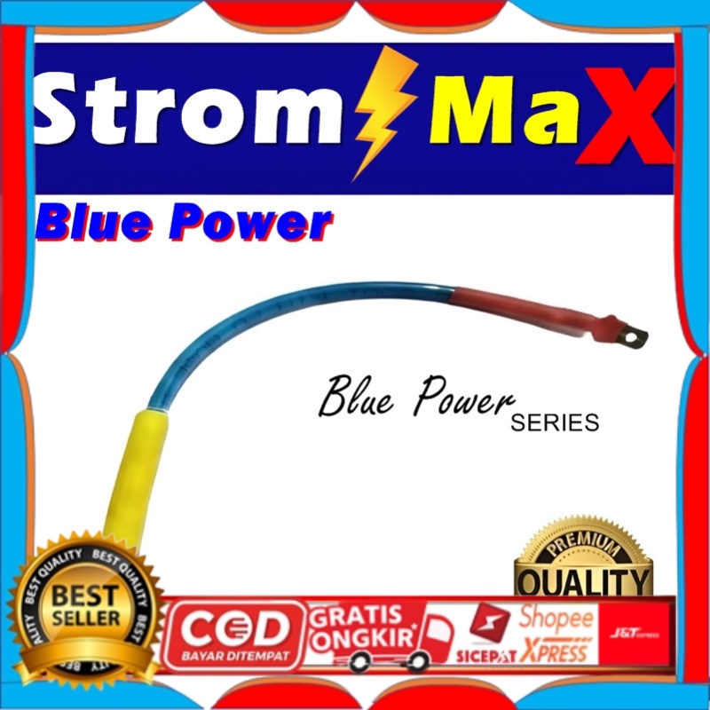 Blue POWER Universal Coil Cable Activator Booster Motorcycle Ignition