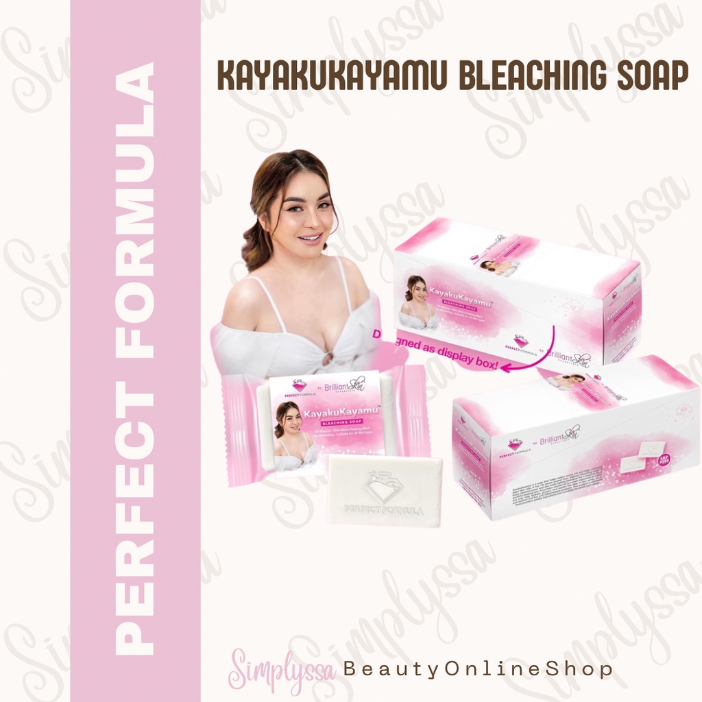 Perfect Formula By Brilliant Skin Essentials Kayakukayamu Bleaching Soap 10x Whitening 70g 1pc 5059