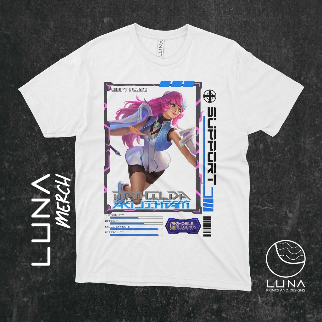 Mobile Legends Shirt ML - The Luna Merch (Faramis Floryn Lolita ...