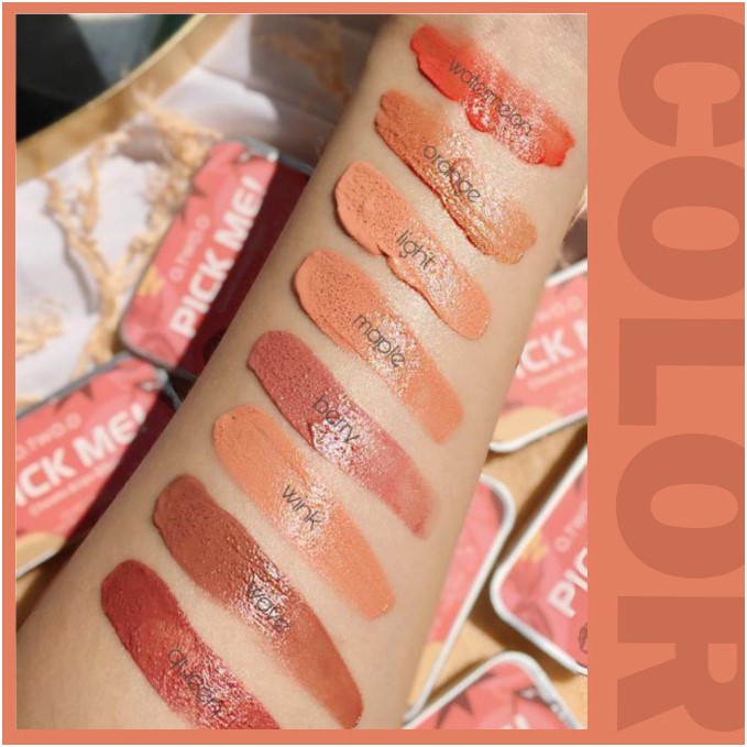O.TWO.O 3 In 1 Makeup Clay Lipstick & Blush & Eyeshadow Waterproof Lip ...