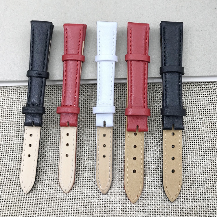 ♛Original FOLLI FOLLIE strap head layer leather soft 12MM watch ...