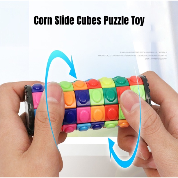 Rubiks Cube Loot Bag Filler Corn Shape Useful Decompression Magic Cube ...