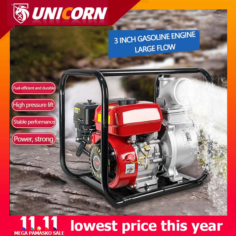 4stroke water pump agricultural gasoline engine water pump 6.5HP 3