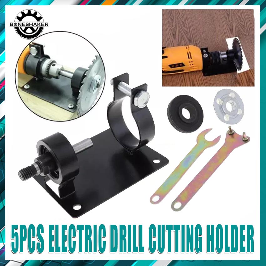 5pcs/set 10mm Electric Drill Cutting Seat Stand Holder Set for
