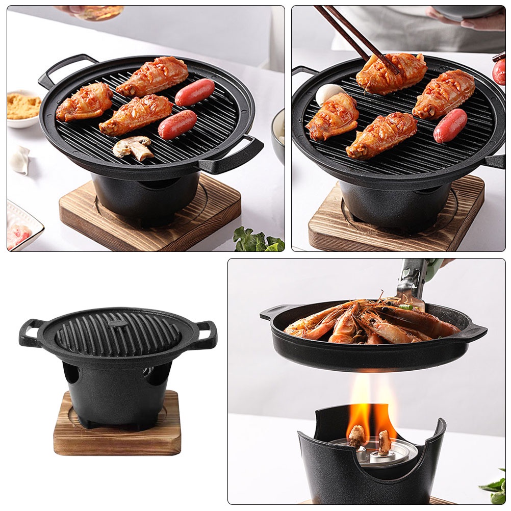 1Set Premium Hurno ng Uling para sa Grilling sa Mesa 8.45X8.45X3.34in ...