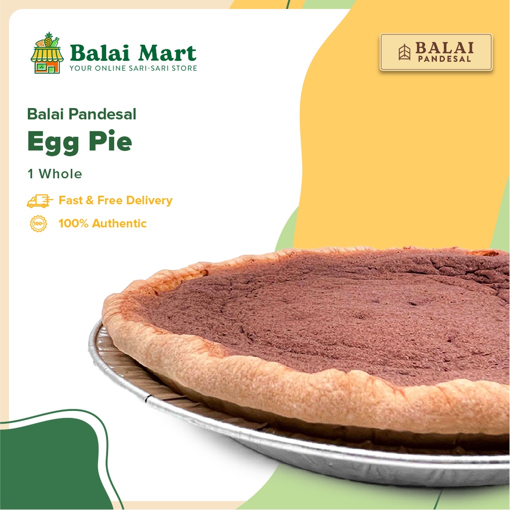 Balai Pandesal Egg Pie Whole [bakery Fresh Bread] Shopee Philippines