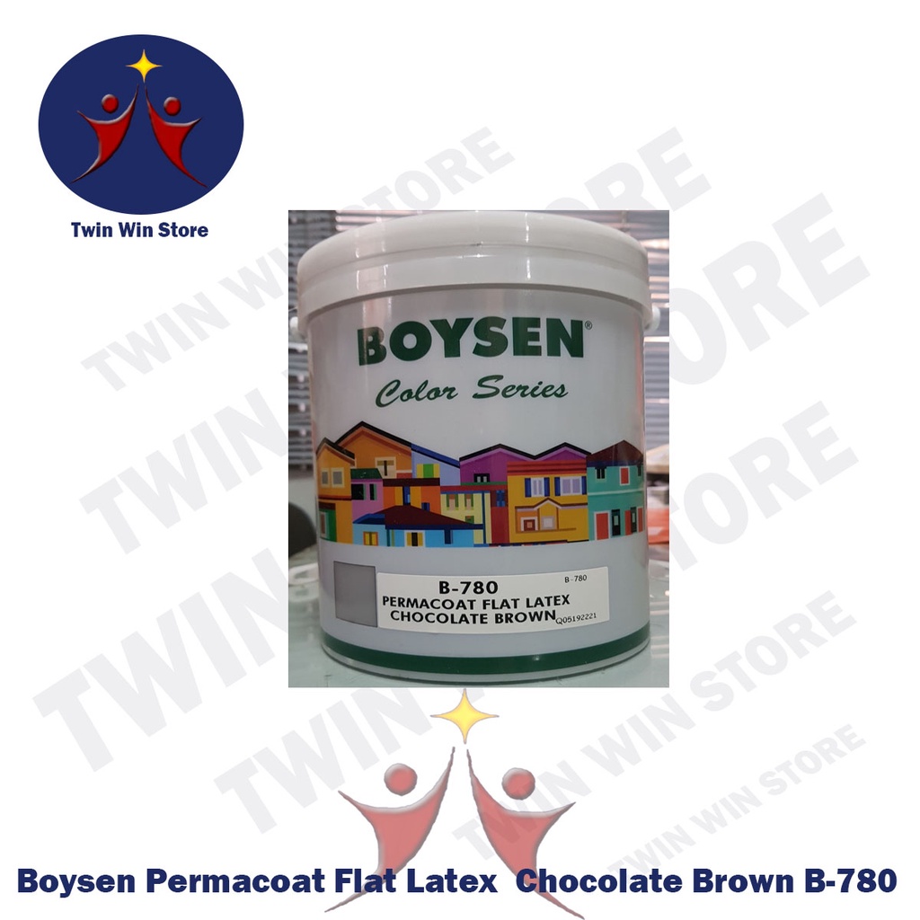 Boysen Permacoat Flat Latex Chocolate Brown B-780 | Shopee Philippines