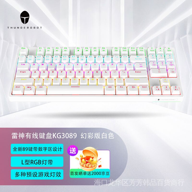 ThundeRobot Wired Game Mechanical Keyboard KG3089R Phantom Color ...