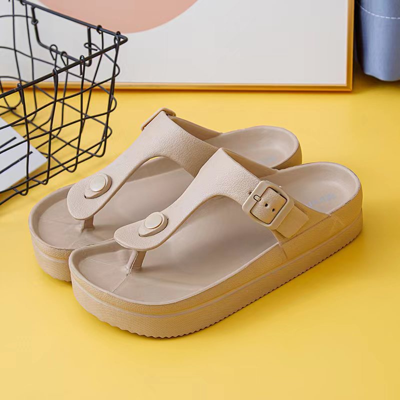 Hot! Mirano Korean New Fashion Thick Sole Women Flat Sandal Unisex ...