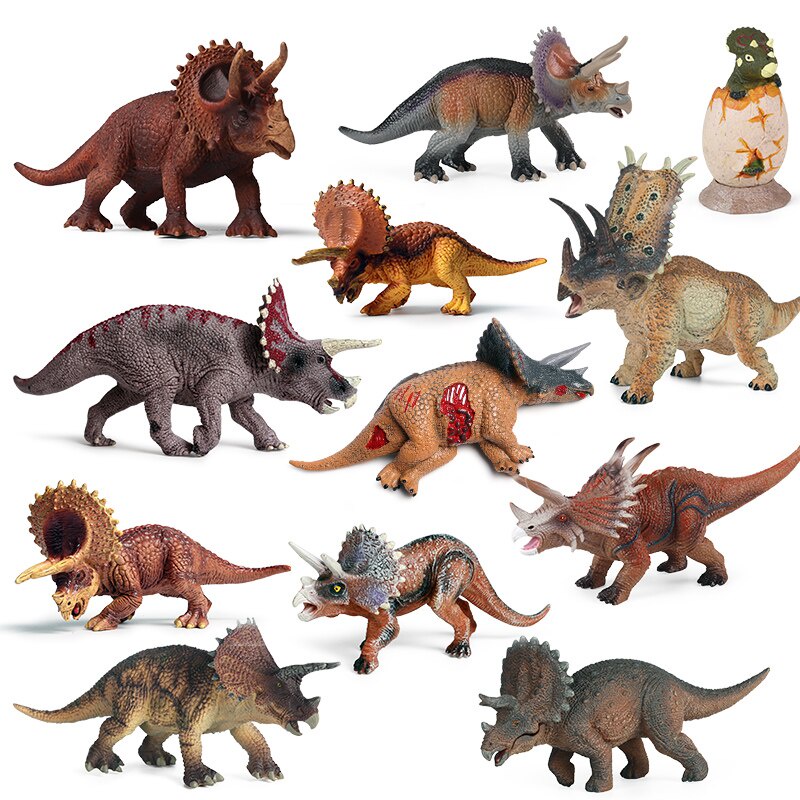 Dinosaurs World Simulation Jurassic Triceratops Animals Model Action ...
