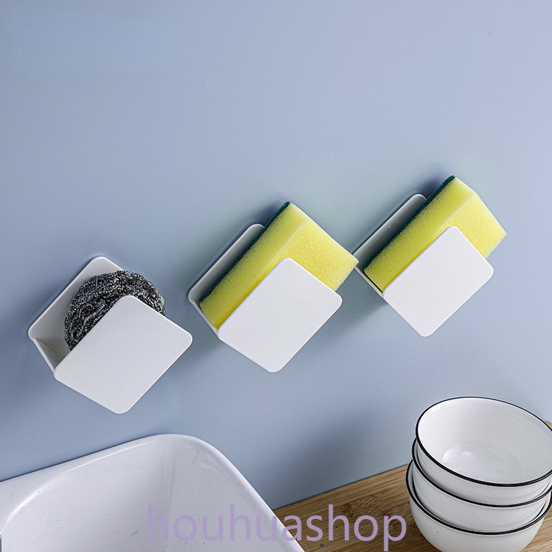 Japanese kitchen cleaning cloth storage rack wall mounted perforated ...