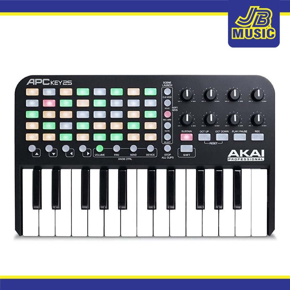 Akai - APCKey25 Ableton Live Controller with Keyboard (Midi Keyboard ...