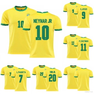  Neymar Jr #10 Brazil Home Soccer Jersey 2022/23 (Large) Yellow  : Clothing, Shoes & Jewelry