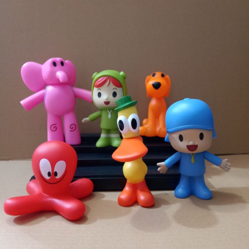 Kids Toys Action Figure Pocoyo Miniature Toys Set 6pcs Shopee Philippines