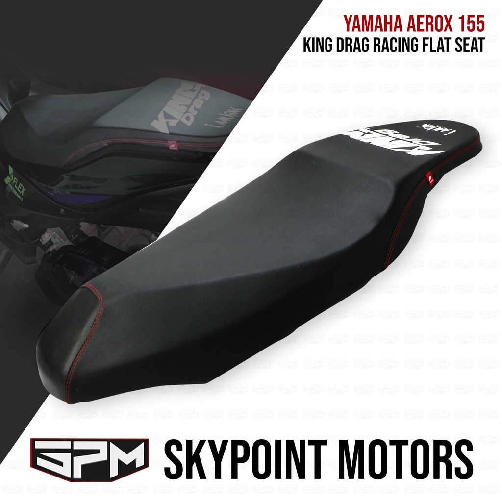 KING DRAG RACING FLAT SEAT YAMAHA AEROX 155 (9803373) Shopee