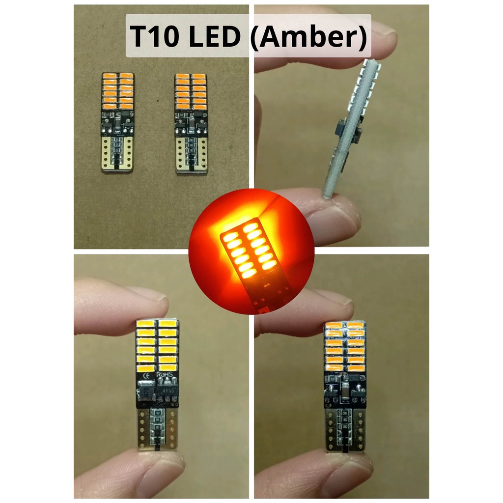 T10 PARKLIGHT (LED) FOR MOTORCYCLE AND CARS | Shopee Philippines