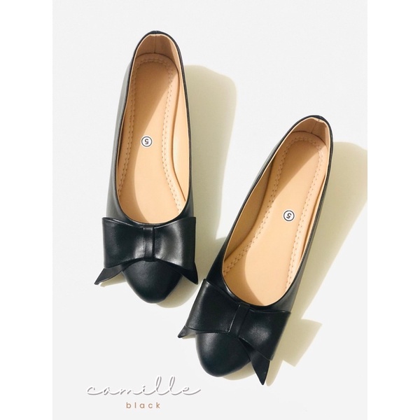 KJA Camille Half Inch Heel Shoes Lambskin Material Shopee Philippines