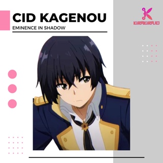 The Eminence in Shadow Cid Kagenou Minimalist Anime Characters - White  Sticker for Sale by Animangapoi