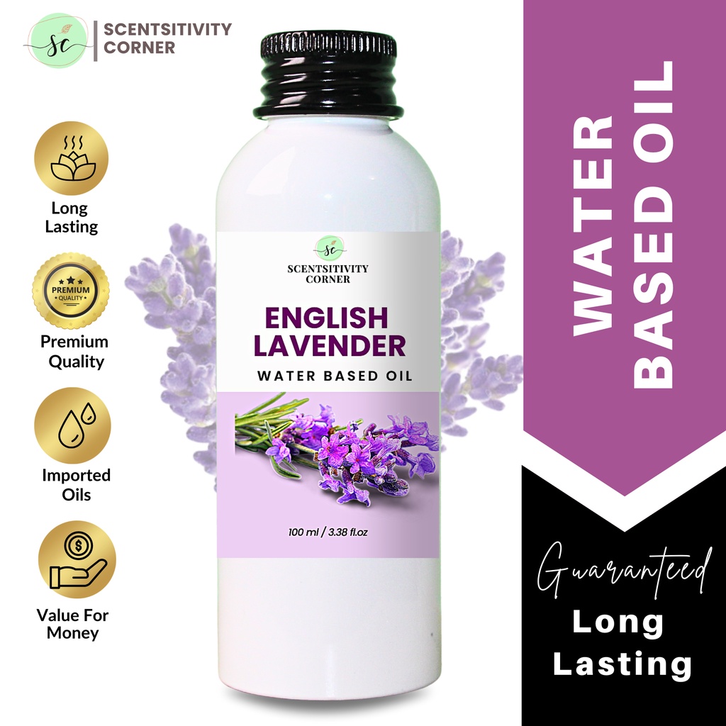 ENGLISH LAVENDER Essential Oil for humidifier Water based oil Home  fragrance scent Room Freshener