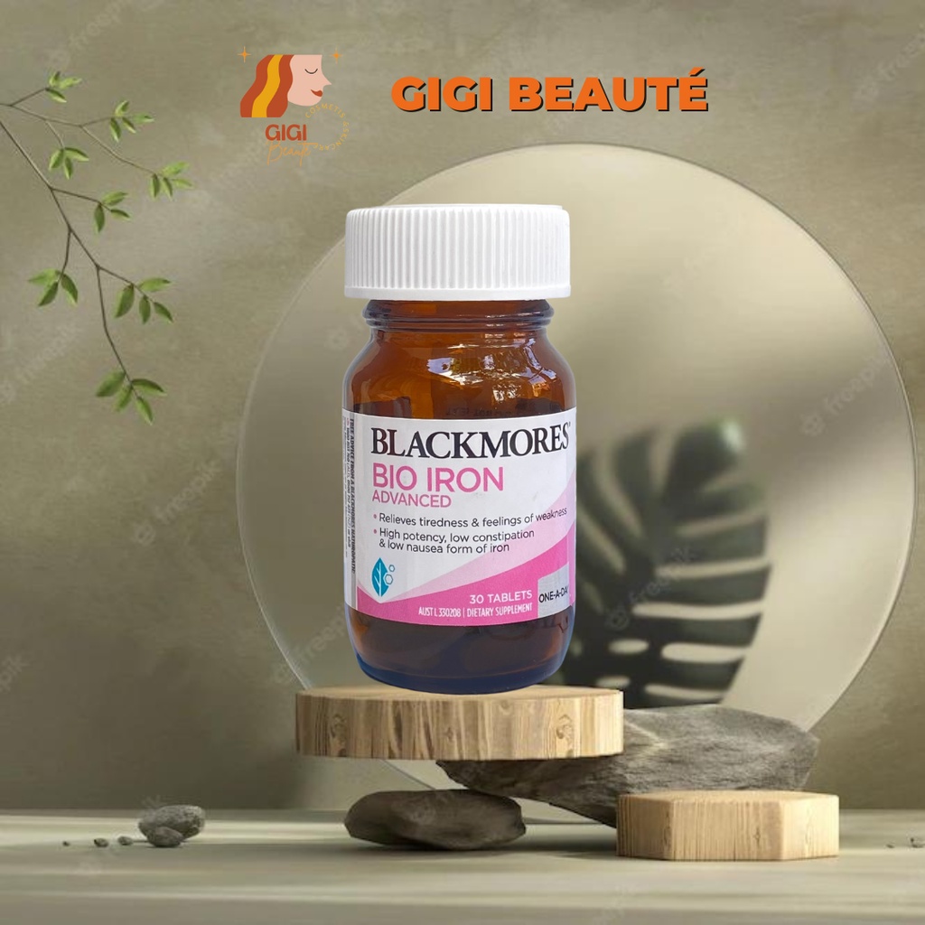 Blackmores Bio Iron Advanced Natural Iron Tablets Box of 30 Tablets ...