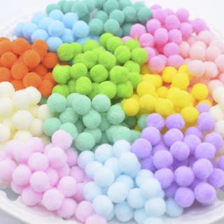 20g Lot 10/15/20/25/30mm Mix Color Glitter Tinsel Pom Pom DIY Doll Craft  Sparkly Pompom Balls Wedding Christmas Scrapbook Decoration 