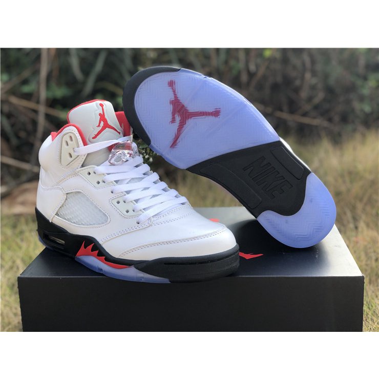 Jordan retro 5 shop blancos