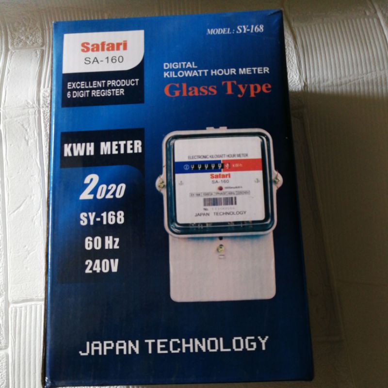 Safari Digital Kilowatt Hour Meter Shopee Philippines