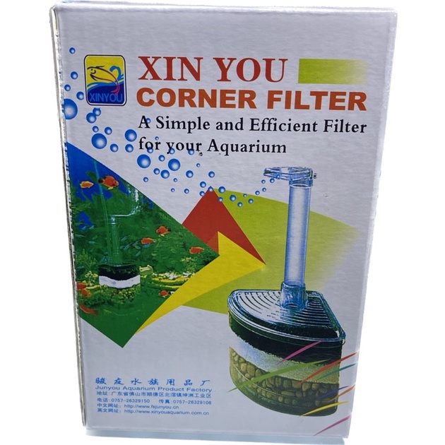 XInyou Aquarium Corner Filter XY-2008 Single Layer sponge filter for ...