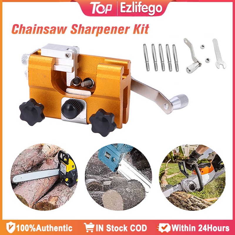 Chainsaw Sharpener Kit Chainsaw Chain Sharpening Jig for Lumberjack ...