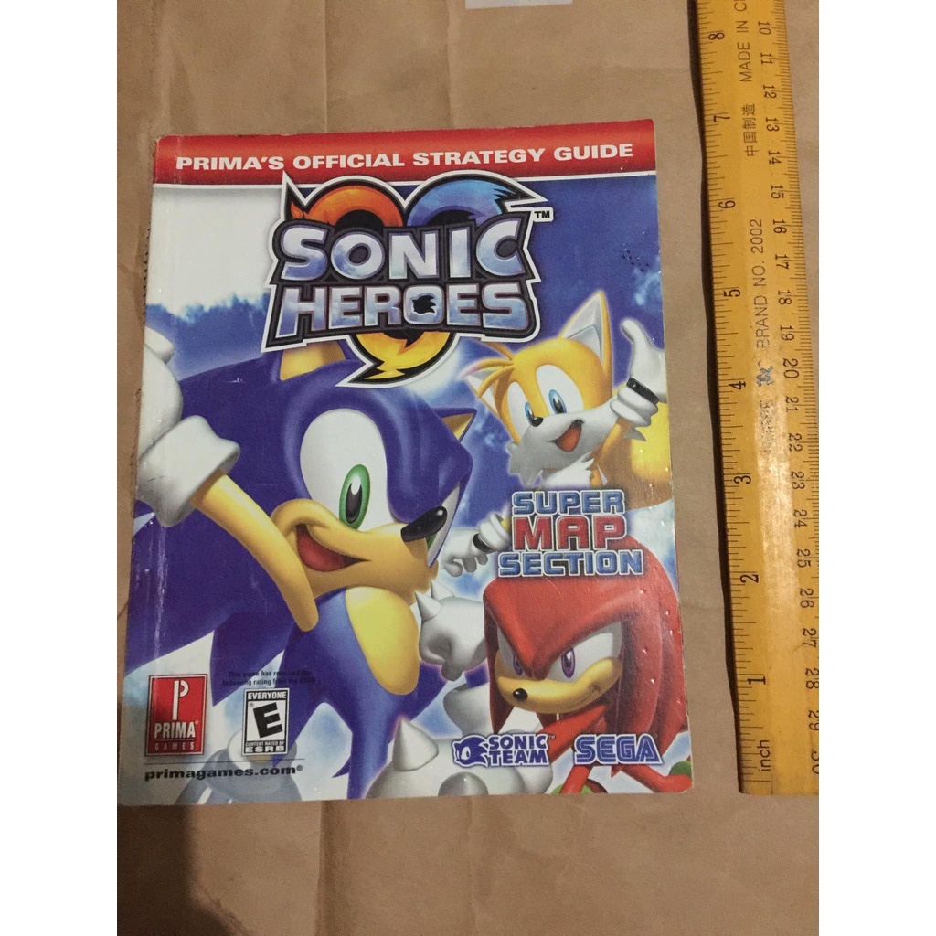 2003 Sonic heroes sega prima games strategy guide | Shopee Philippines