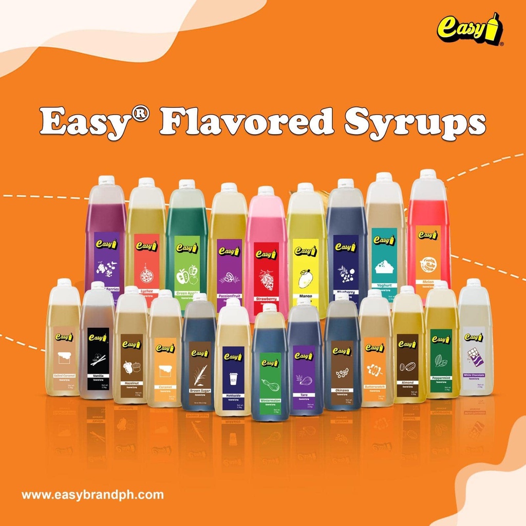 Easy® Flavored Syrups 2.5kgs Shopee Philippines