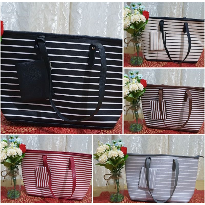 Marikina made tote bag with coin purse Shopee Philippines