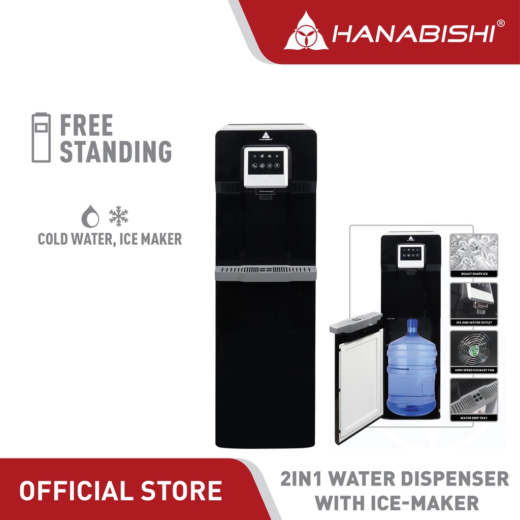 Hanabishi Water Dispenser HFSWDICEM3500 With Ice Maker Bottom Load