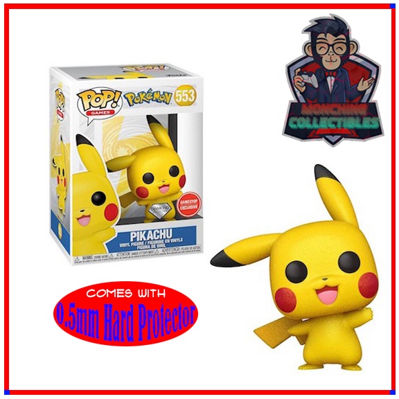 Funko Pop! Games: Pokemon - Pikachu (Diamond Collection) Gamestop