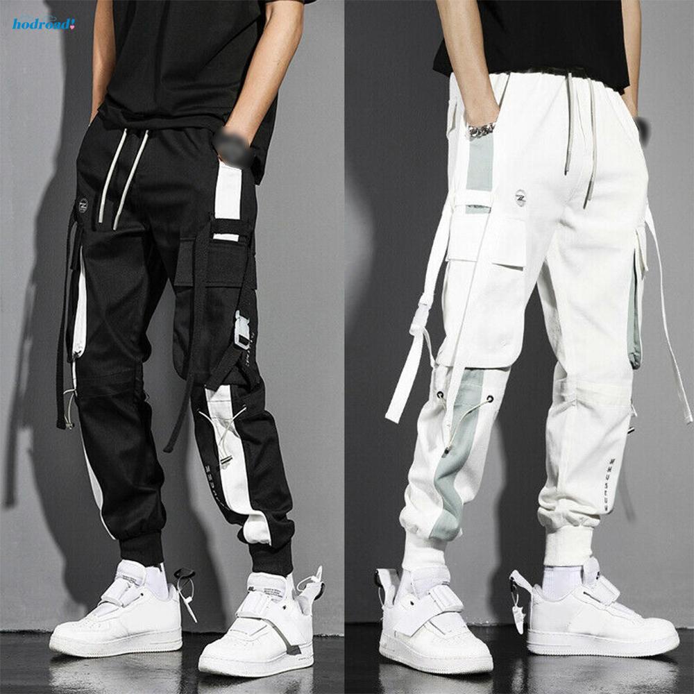 【HODRD】1 X Men Cargo Pants Casual Trouser Pocket Streetwear Joggers Hip ...