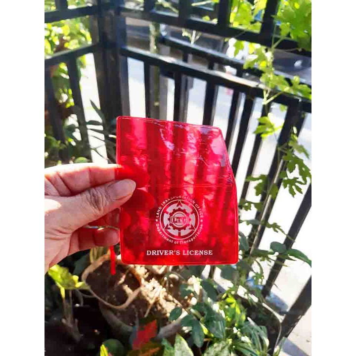Driver license holder Pure plastic/driver license protector | Shopee ...
