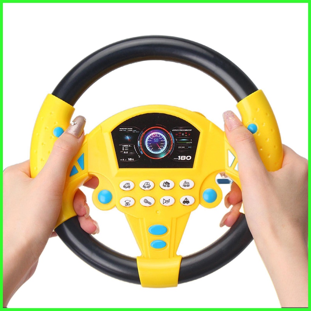 Steering Wheel Toy Interactive Driving Toy Simulation Steering Wheel