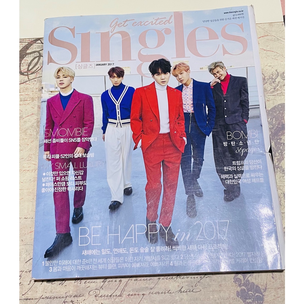 bts - singles magazine