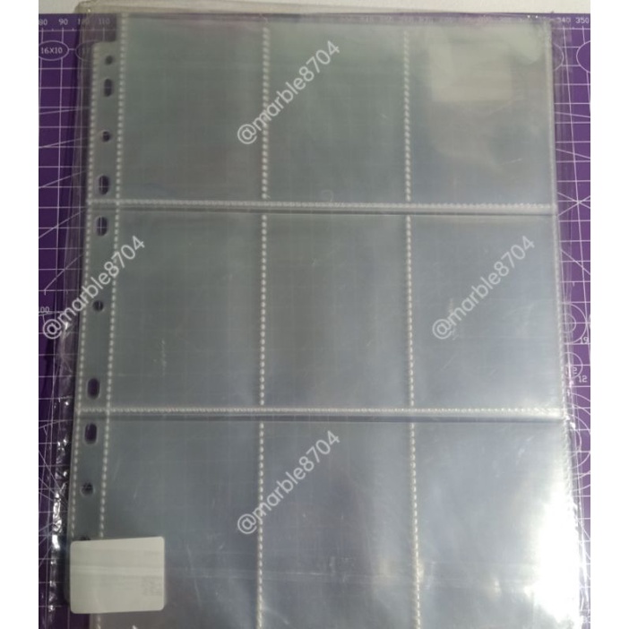 A4 binder sleeves 9 pocket. 10 pcs. Shopee Philippines