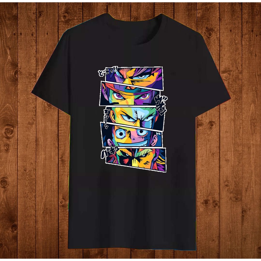 Merged Anime One piece/Dragon Ball/My Hero Academia Design Tshirt ...