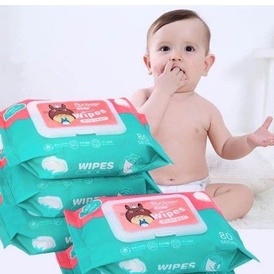 Diapers house Baby Wipes 80sheets Per Pack convenient portable wipes ...